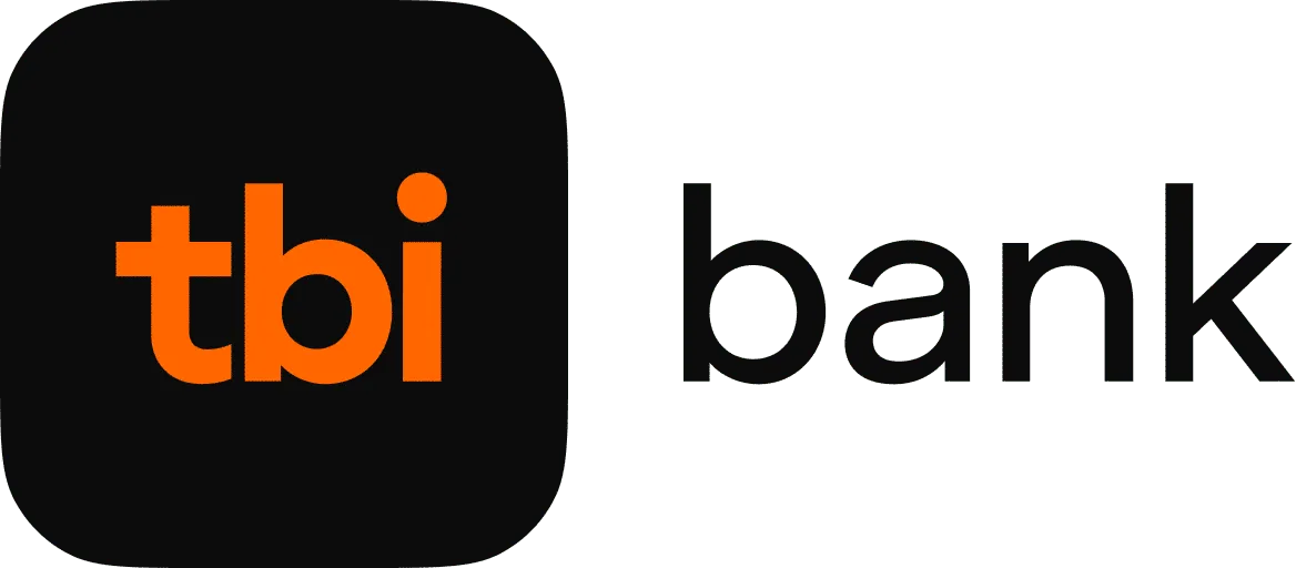 Logo TBI Bank — finanțare în rate 0% dobândă